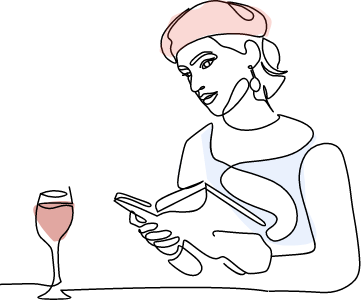 French woman illustration