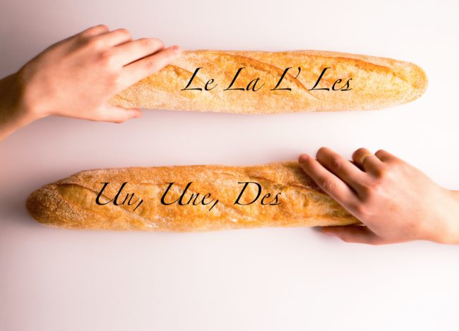 Articles in French: "les" baguettes